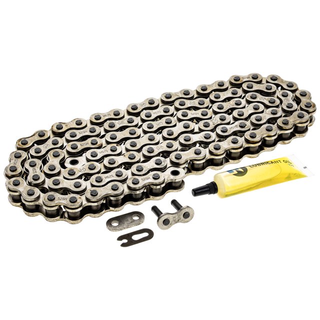 Niche 525 Chaîne de Transmission 98 Maillons Sans Joint Torique avec Maillon Maître Moto 519-CDC2321H