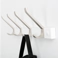 thumbnail image 2 of Era Modern 4 Hook Rail White, 2 of 6