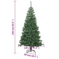 thumbnail image 4 of vidaXL Artificial Pre-lit Christmas Tree with Ball Set L 240 cm Green, 4 of 5