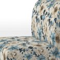 thumbnail image 4 of Designart "Beachy Blue Hydrangea Calm III" Blue Floral Upholstered Accent Chair - Cottage Arm Chair For Bedroom, 4 of 7