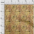 thumbnail image 2 of oneOone Cotton Poplin Light Brown Fabric Ocean Life Craft Projects Decor Fabric Printed By The Yard 42 Inch Wide, 2 of 4