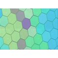 thumbnail image 1 of Ahgly Company Machine Washable Indoor Rectangle Transitional Mint Green Area Rugs, 2' x 5', 1 of 7