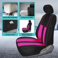 thumbnail image 4 of FH Group Universal Fit Striped Cloth Car Seat Covers for Auto, SUV, VAN, Airbag Compatible, 4 of 9
