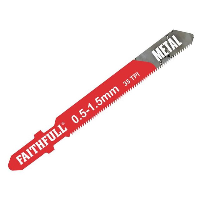 Faithfull - Metal Cutting Jigsaw Blades Pack of 5 T118G