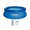 thumbnail image 1 of Funsicle QuickSet Piscine hors Terre Ronde à Anneau Supérieur Gonflable 8 Pieds x 30 Pouces Ensemble, 1 of 6