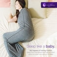 thumbnail image 2 of HISRFO Rabais Sleep Pod la Couverture Portable Originale Rafraîchissante Lavable à la Machine + Alternative à la Couverture Pondérée Vue sur Shark Tank pour Hommes, Femmes et Ados, Gris, Moyen (16 Pouces*60 Pouces), 2 of 5