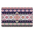 thumbnail image 1 of Experience Supreme Comfort with our 20x32in Tribal Style Bath Rug Runner - Non-Slip, Luxury Microfiber, Machine Washable Bathroom Rugs for Tub and Shower. Upgrade Your Bathroom Today!, 1 of 5