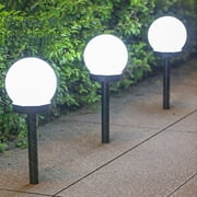 Dvkptbk Solar Lights Outdoor Water Resitant LED Lighting Solar Powered Outdoor Lights Solar Garden Lights for Patio Yard Solar Light Home Decor