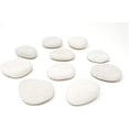 thumbnail image 1 of LAICAIW White Rocks for Painting,10 Big Rocks, 2-3.5 Inch Flat Smooth Stones Craft Rocks for Rock Painting, Kindness Stones, Painting Favors, 1 of 5