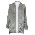 thumbnail image 4 of Cardigan Long pour Femme à Manches Longues, Mode Décontractée, Cardigan Imprimé, Haut, Chemisier, Manteau Cardigan en Liquidation, 4 of 5