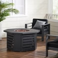 thumbnail image 4 of Newest Octagon Iron Fire Pit with Built-in Propane Tank Space, 50000 BTU, Black Rust-Resistant, 42” Outdoor Firepit, 4 of 9