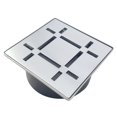 thumbnail image 1 of FROSCH Kit de Grille de Vidange de Douche 4 Pouces" Acier Inoxydable - Design Dash (Brossé), 1 of 4