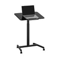thumbnail image 3 of Seville Classics Black airLIFT® Pneumatic Tilting Mobile Desk Cart, 3 of 12