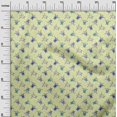 thumbnail image 3 of oneOone Viscose Jersey Medium Yellow Fabric Ocean Turtles Craft Projects Decor Fabric Printed By The Yard 60 Inch Wide, 3 of 4