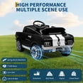 thumbnail image 2 of Licensed Shelby GT350 12V Kids Electric Ride-On Car – Parental Remote Control, Adjustable Speeds, LED Headlights, wireless Music, Safety Belt, Spring Suspension, Battery Powered, Black, 2 of 8