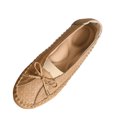 thumbnail image 1 of WLOELOEW Flat Sole Loafers For Women With Elastic Band Round Toe Pu Material One Pair Size 38 Us 6.5, 1 of 9