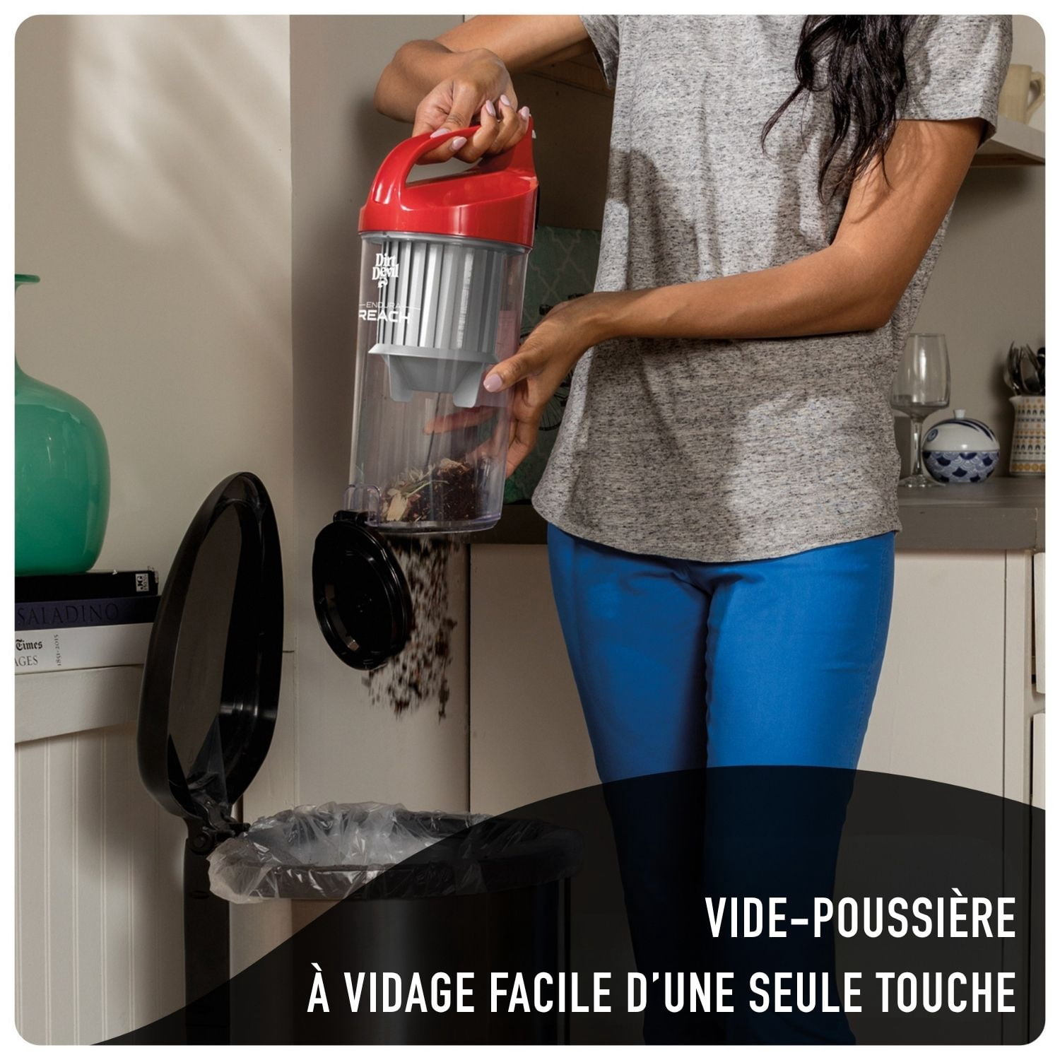 Dirt Devil Aspirateur Vertical Compact Endura™ Reach