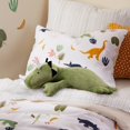 thumbnail image 2 of 16 Inch Weighted Dino Plush Throw Pillow - 1.33 LB Super Soft Snuggly Comfort For Maximum, 2 of 4