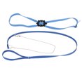 thumbnail image 3 of Harnais Tortue Laisse Réglable Doux pour la Peau Harnais pour Animaux de Compagnie Laisse pour Reptiles pour Extérieur Bleu S, 3 of 14