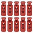 thumbnail image 1 of Unique Bargains Lot de 30 Butées à Ressort en Plastique à Double Trou pour Cordon de 4 mm, Rouge, 1 of 5