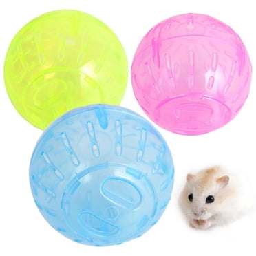 Riforla Pet Rodent Mice Jogging Hamster Gerbil Rat Toy Exercise Ball Lovely Hamster Toys Random color One Size