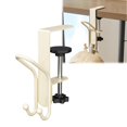 thumbnail image 2 of Metal Desk Holder Hanger Desk Cable Management Undertable Storage For Headphones Bags Keys, 2 of 5