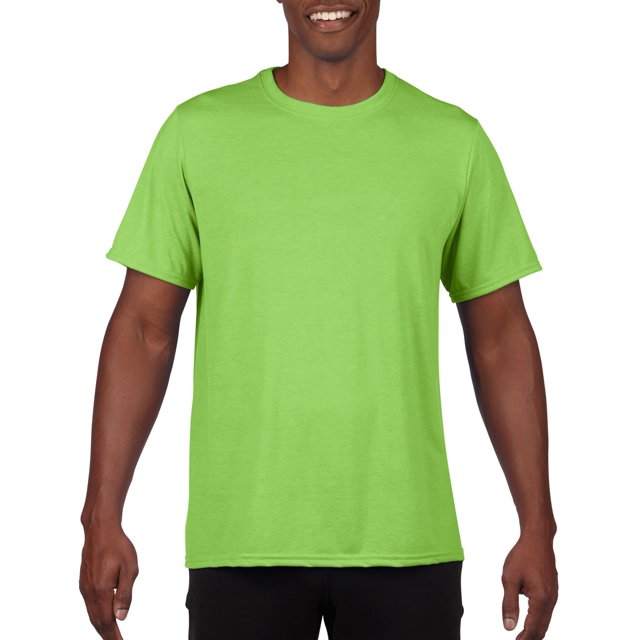 Gildan T-Shirt de Performance pour Hommes, m, Vert Sécurité