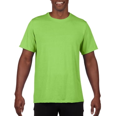 Gildan Mens Performance T-Shirt, M, Safety Green