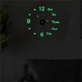 thumbnail image 1 of TIMIFIS Wall Clock Wall Sticker Diy Luminous Stereo Digital Wall Clock Wall Sticker Clock Living Room Decoration Clock Wall Clock, 1 of 7