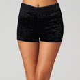 thumbnail image 2 of Shorts à Sequins pour Femmes, Hot Pants Disco, Mini Short Jazz Brillant, Extensible, Danse, 2 of 5