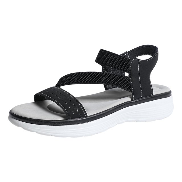 DXOUPM Sandals Womens Casual Summer Open Toe Comfortable Walking Sandal Vacation Going Out
