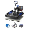 thumbnail image 1 of VEVOR Heat Press Machine Sublimation Machine 15 x 15 inch 8 In 1 Blue Heat Press Set, 1 of 9