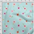 thumbnail image 3 of oneOone Polyester Lycra Fabric Flower & Leaves Watercolor Print Fabric By The Yard 56 Inch Wide, 3 of 4