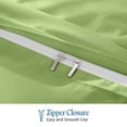 thumbnail image 4 of 500 TC 100% Egyptian Cotton Duvet Cover Zipper Closur Ultra Soft Durable and Fade Resistant Solid Pattern, 4 of 7