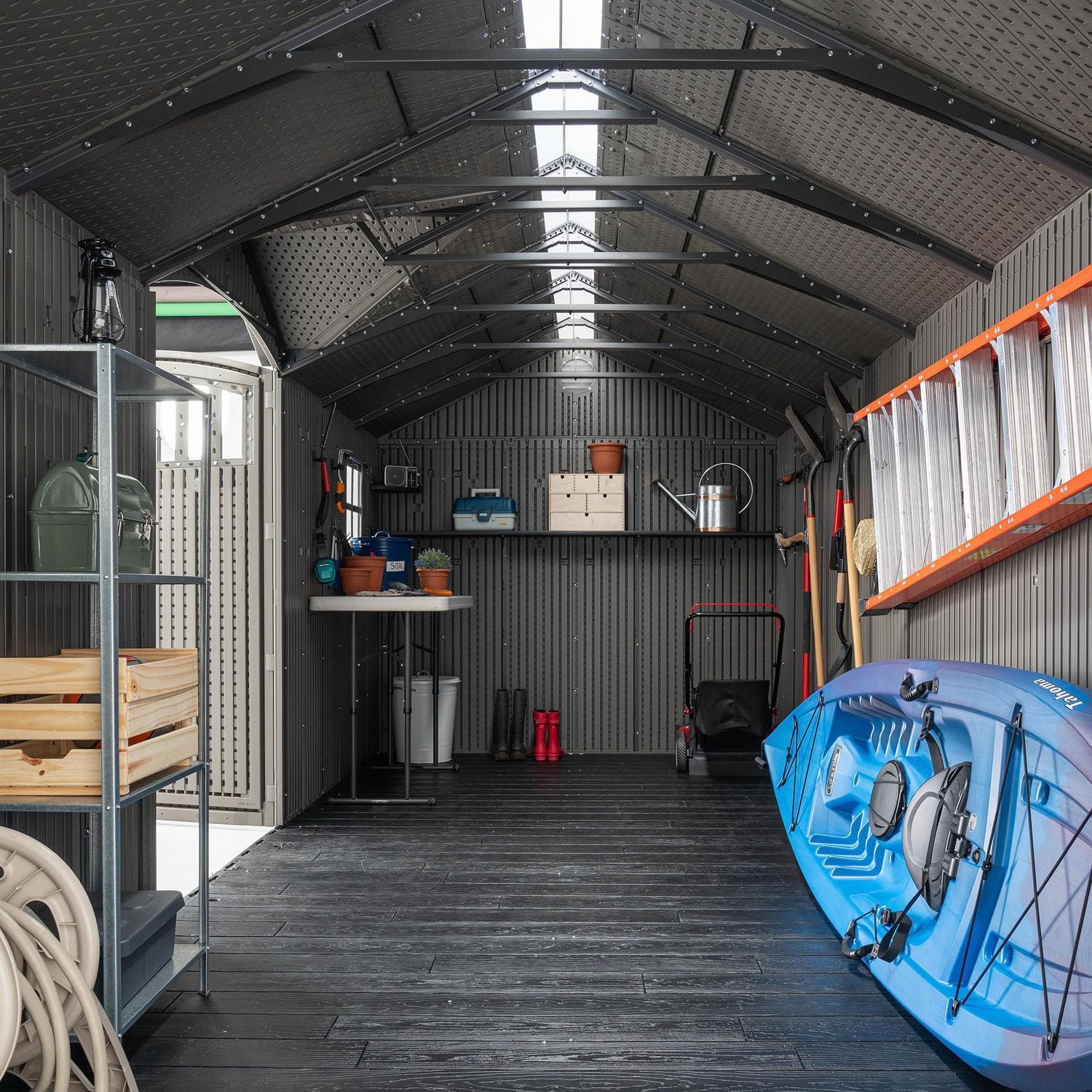 Lifetime 20 Ft. x 8 Ft. Outdoor Storage Shed