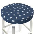 thumbnail image 3 of Easygdp Turtle Print Easy To Install Bar Stool Covers&Stool Covers Round&Elastic Stool Cover, Barstool Covers,Washable&Bottom With Elastic Edge-14 inch, 3 of 7