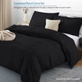 thumbnail image 2 of 900 TC 100% Egyptian Cotton Duvet Cover Zipper Closur Ultra Soft Durable and Fade Resistant Solid Pattern, 2 of 8