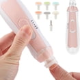 thumbnail image 3 of Baby Nail Trimmer Baby Nail File Electric Baby Nail Clippers with Light Nail Trimmer Manicure Set Safe Baby Fingernail Clippers with LED Light BPA Free for Infant Toddler Newborn, 3 of 11