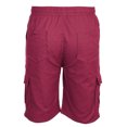 thumbnail image 3 of Shorts Cargo pour Hommes Grande Taille à Multiples Poches, Coupe Décontractée, Shorts d'Été pour la Plage, 3 of 8