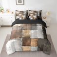 thumbnail image 2 of YST 7-Piece Ombre Gradient Comforter Set, Modern Graffiti Aesthetic Bedding, Queen – Includes Flat and Fitted Sheets, 2 of 4