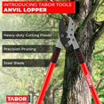 thumbnail image 4 of TABOR TOOLS GG12A Anvil Lopper with Compound Action Chops Thick Branches with Ease 30 Inch Tree Trimmer Branch Cuttter with 2 Inch Clean Cut Capacity., 4 of 4