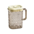 thumbnail image 1 of Yellow Large Capacity 2L Water Pitcher Durable Handle Refrigerator Storage Jug For Iced Tea Juice Cold Brew Convenient #88i72, 1 of 6