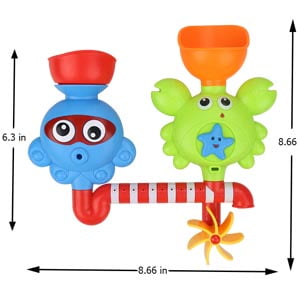 Jouet De Bain Lapin Électrique - 3 Modes De Pulvérisation - Pommeau De Douche - Automatique - Cadeau Bébé 1-4 Ans - Garçon Fille