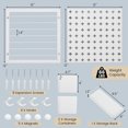 thumbnail image 3 of Gymax Pegboard Combination Kit Wall Organizer Kit w/ 2 Pegboard Panels for Office, 3 of 8