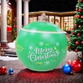thumbnail image 4 of PEONAVET 24 Inch Giant Inflatable Christmas Ball Large Outdoor Blow Up Inflatables for Yards Lawns Porches Gardens Front Door Decorations(Green), 4 of 5