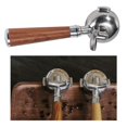 thumbnail image 3 of Abbracc Porte-Café Sans Fond 58 mm à Double Ouverture Support Fin pour Machine à Café Porte pour Cafetière Pièces de Rechange A, 3 of 9