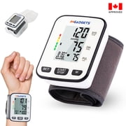 IMGadgets Blood Pressure Monitor (Wrist) | Large HD Backlit Display for Home and Travel | Digital Wrist BP Monitor with WHO Indicator | Irregular Heartbeat Detection | Portable Accurate BPM