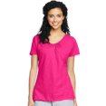 thumbnail image 1 of Hanes Maillot Flammé pour Femmes à Col en V Froncé, 2TG, Amarante, 1 of 3