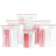 thumbnail image 3 of Faithtur 100 Pcs Clear Zip Poly Bags, Reusable Sealed Poly Storage Plastic Bags for Jewelry, Pill, Candy, 3 of 9