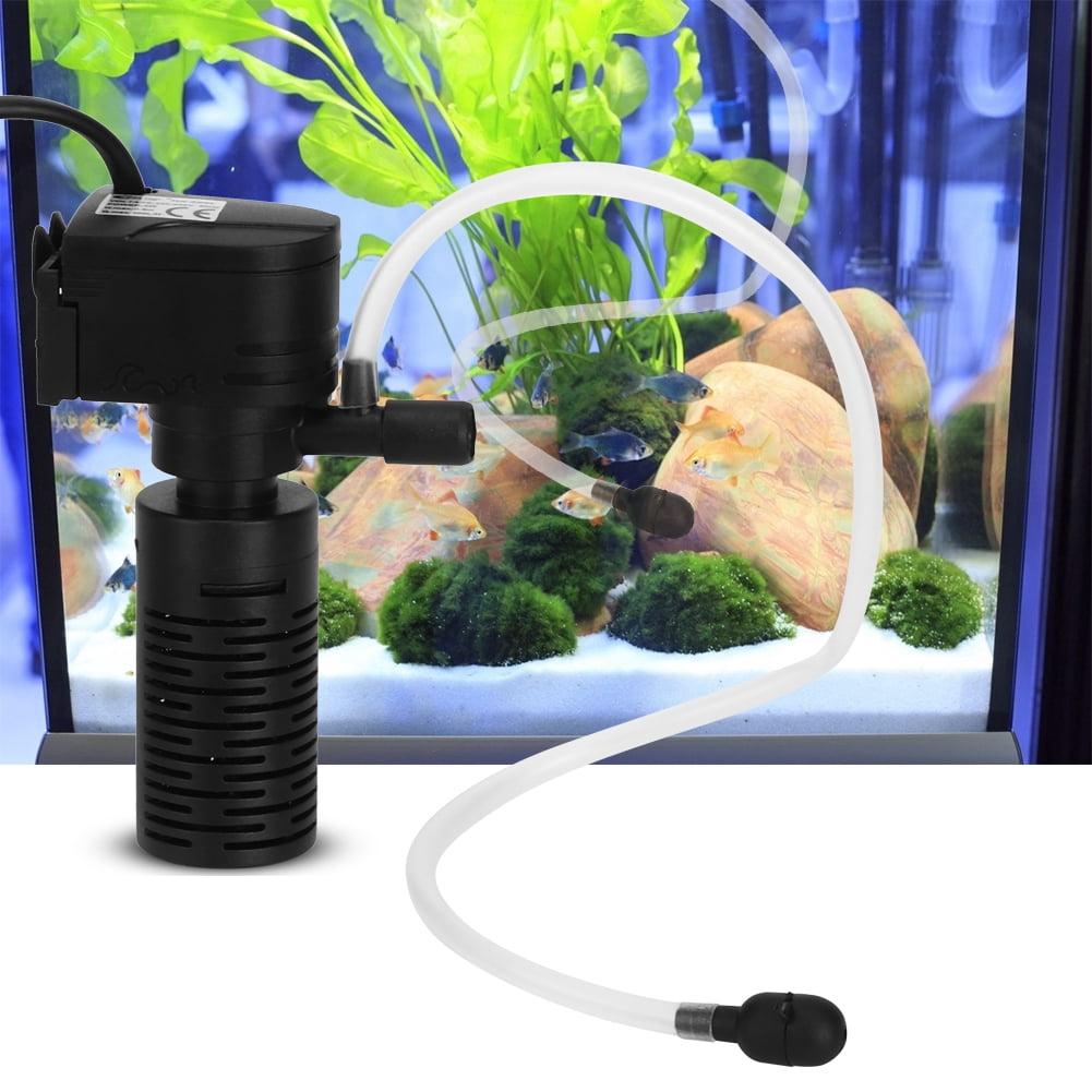 Low Water Aquarium Filter Pump, Fish Tank Low Water Filter, Anti-Suction Water Spray Oxygen Pump For Aquarium Fish Tank